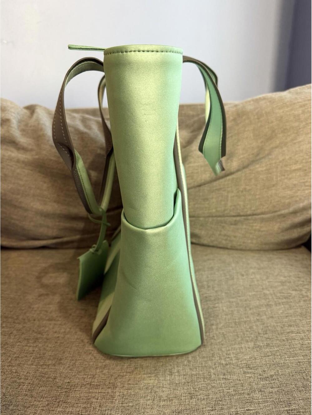 Vessel Signature Baseline Tennis Bag Neo Mint Green Dust Bag Vegan Leather - Picture 2 of 12